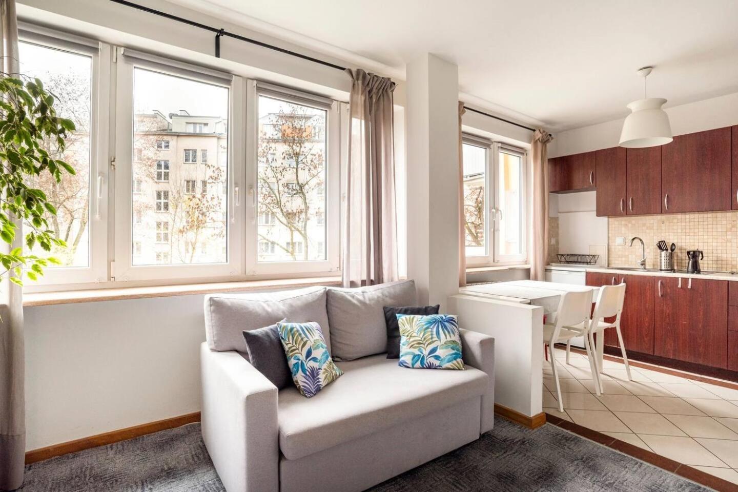 Przytulny I Cichy Apartament Blisko Centrum Warsawa Bagian luar foto